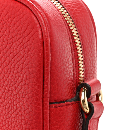 Gucci Pebbled Calfskin Small Soho Disco Bag Tabasco Red 11 of 14