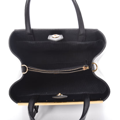 Fendi Vitello Elite Petite 2Jours Tote Black 5 of 10