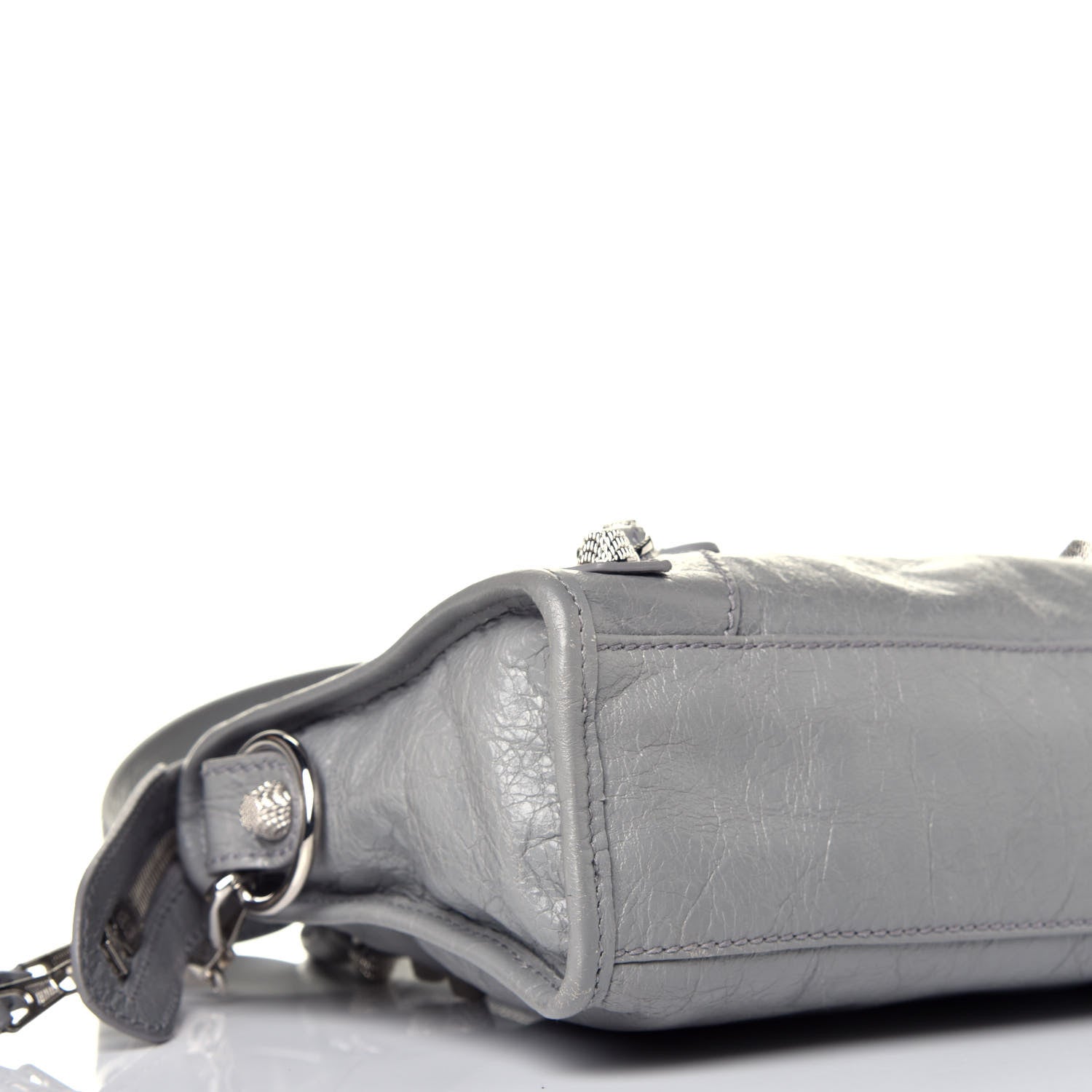 Balenciaga Agneau Giant 12 Silver Hardware Mini City Gris Haussmannien 7 of 8