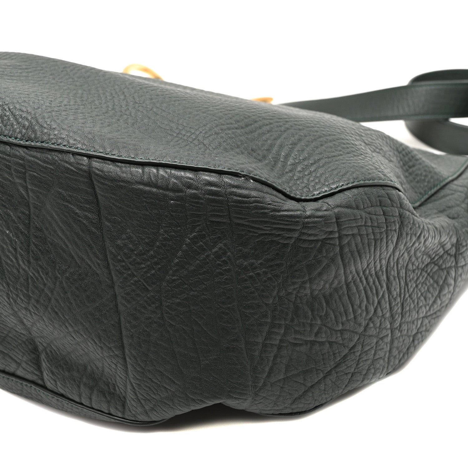 Burberry Grainy Calfskin Medium Knight Crossbody Bag Vine 10 of 10
