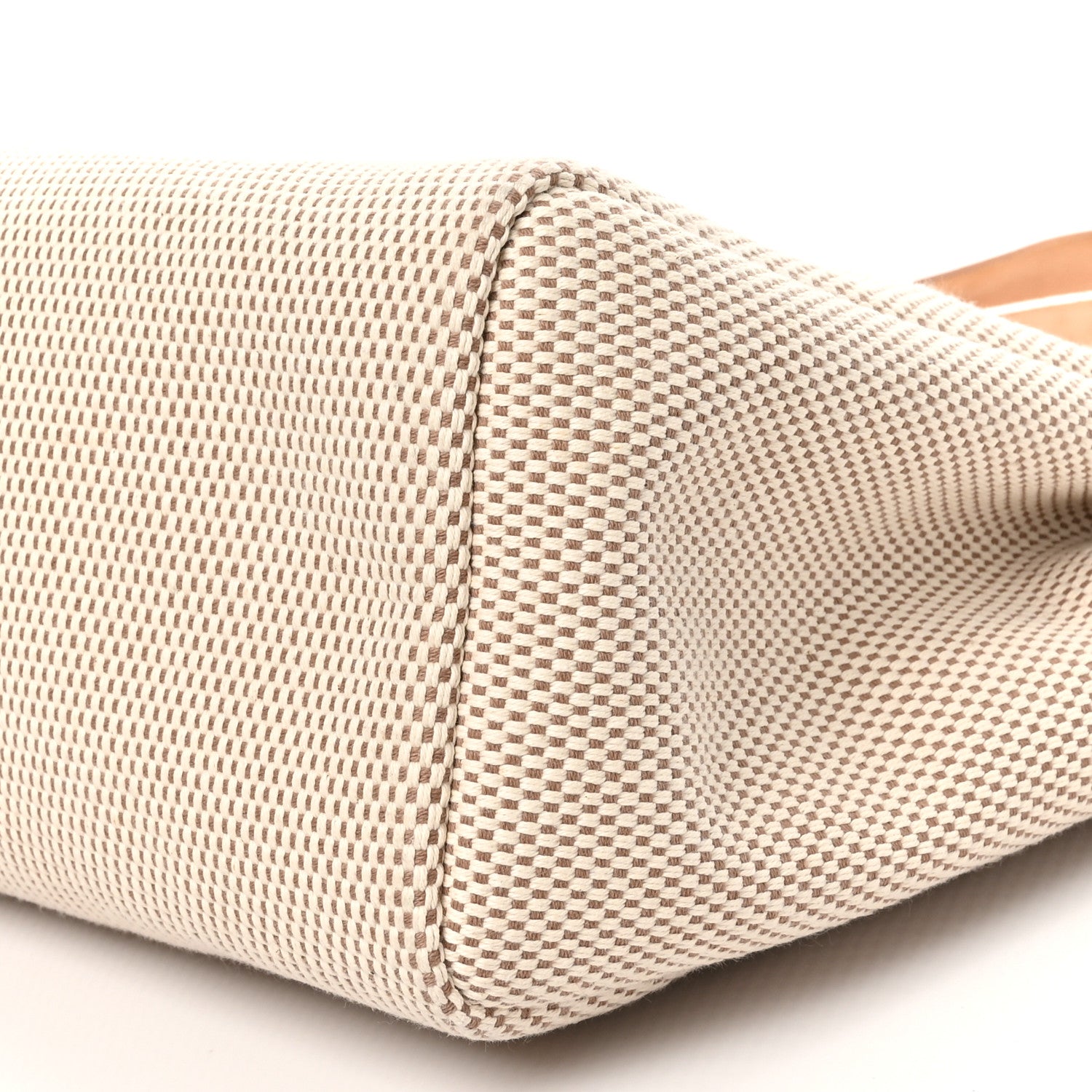 Hermes Toile Vache Hunter Herbag Cabas MM Natural 11 of 12