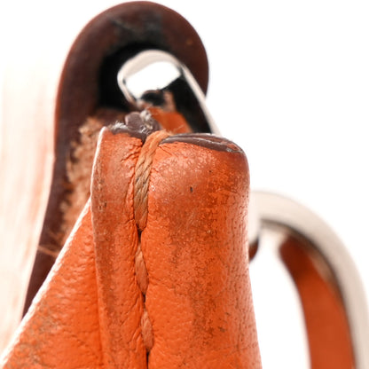 Hermes Taurillon Clemence Evelyne III PM Orange 12 of 13