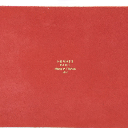 Hermes Porcelain Sellier Change Tray Rouge Or 4 of 5