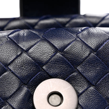 Bottega Veneta Nappa Intrecciato The Lauren 1980 Clutch Cobalt 10 of 10