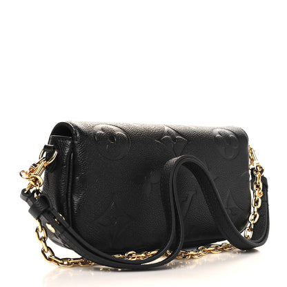 Louis Vuitton Empreinte Monogram Giant Ivy Wallet On Chain Black 3 of 10