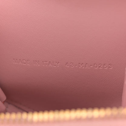 Christian Dior Calfskin Cannage Dioramour Caro Heart Pouch With Chain Old Rose 7 of 11