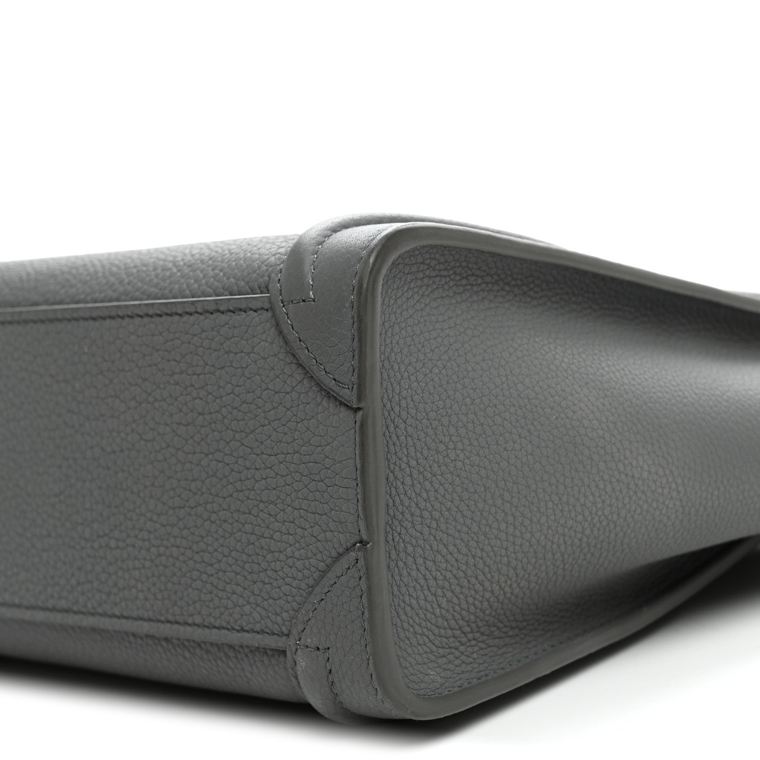 Celine Baby Drummed Calfskin Nano Luggage Kohl 11 of 11
