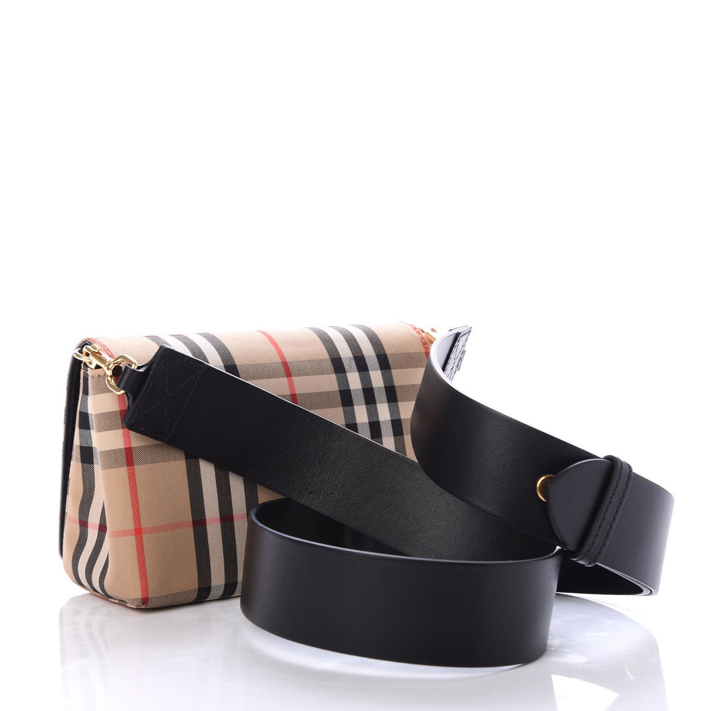 Vintage Check Hackberry Crossbody Bag Archive Beige Black