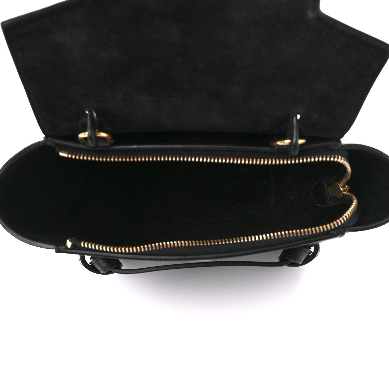 Celine Grained Calfskin Nano Belt Bag Black 5 of 10