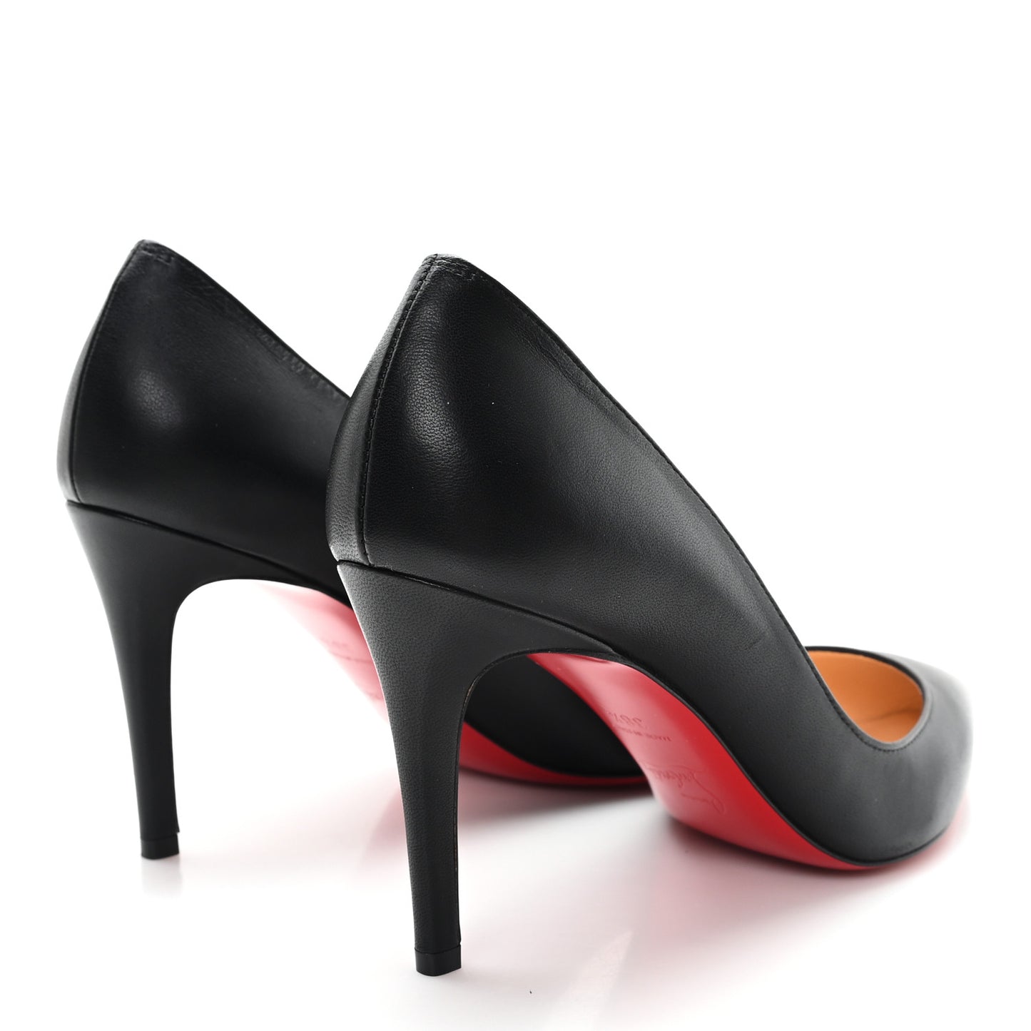 Shiny Nappa Pigalle Follies 85 Pumps 38.5 Black