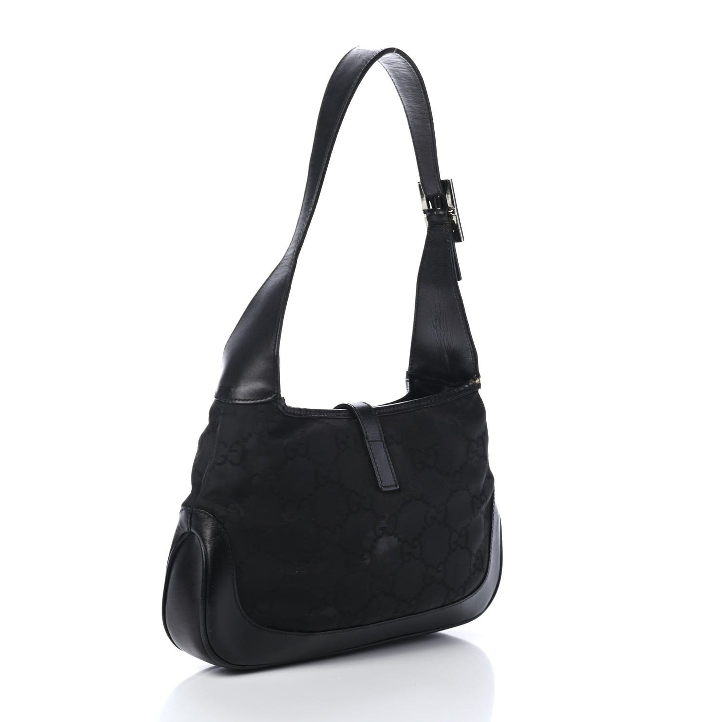 Monogram Small Jackie O Hobo Black