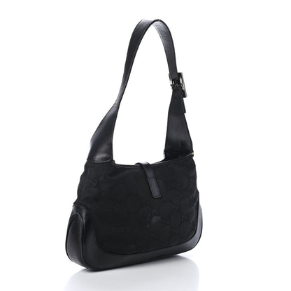 Gucci Monogram Small Jackie O Hobo Black 2 of 4
