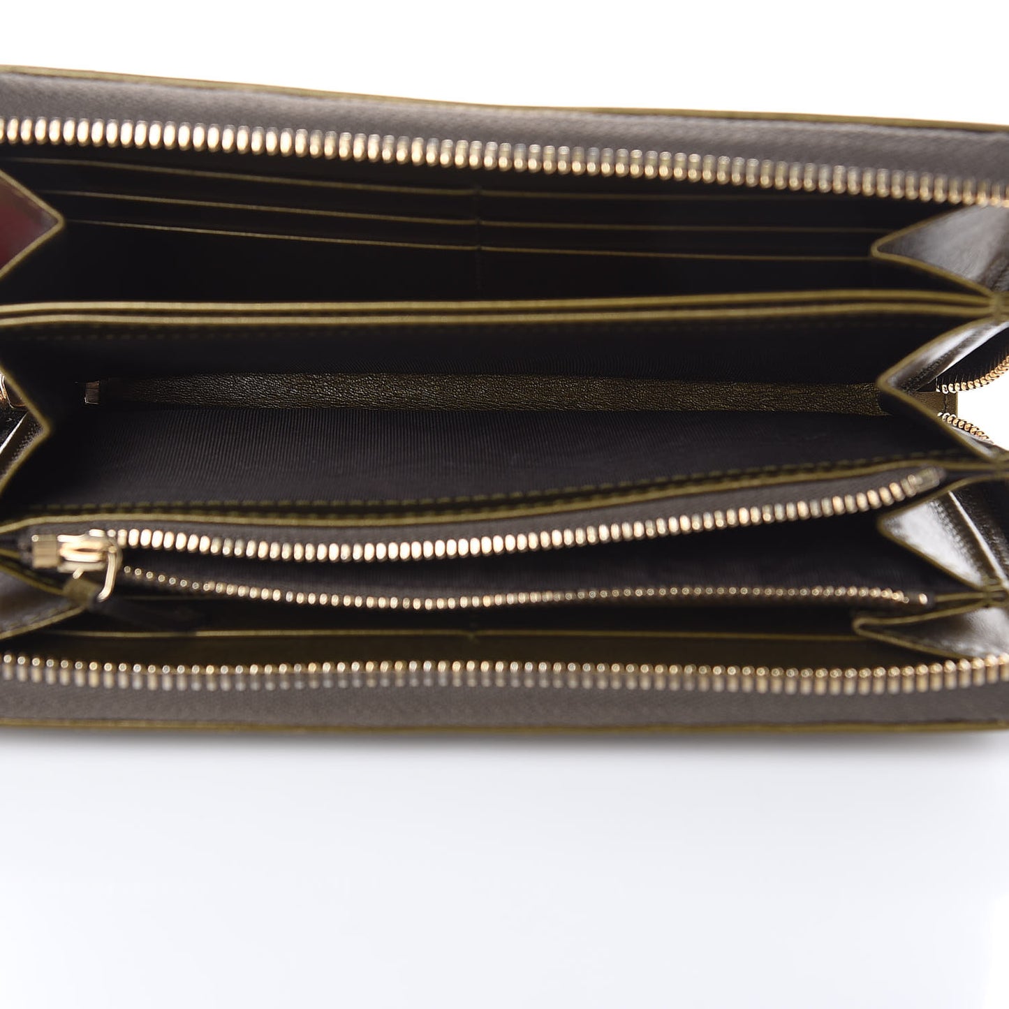 Monogram Sukey Zip Around Wallet Green