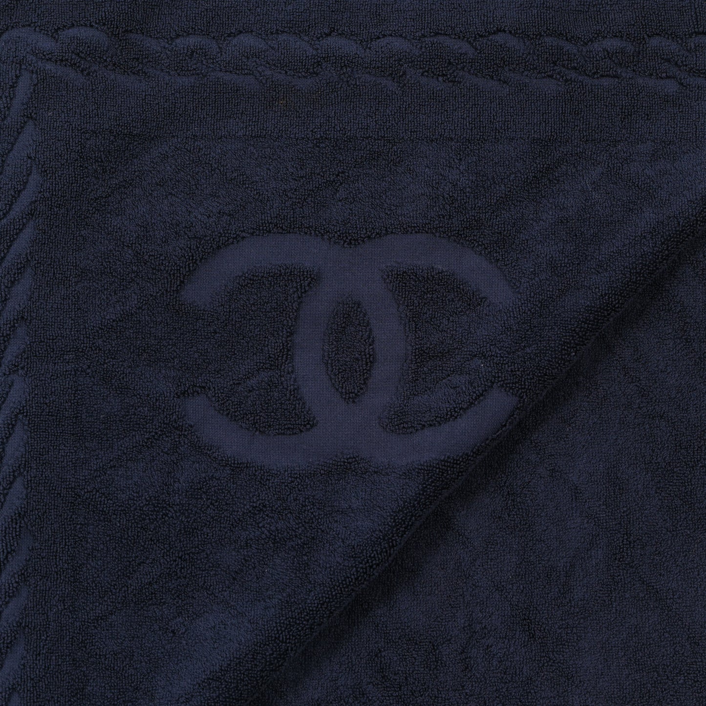 Terry Cotton CC Beach Towel Blue