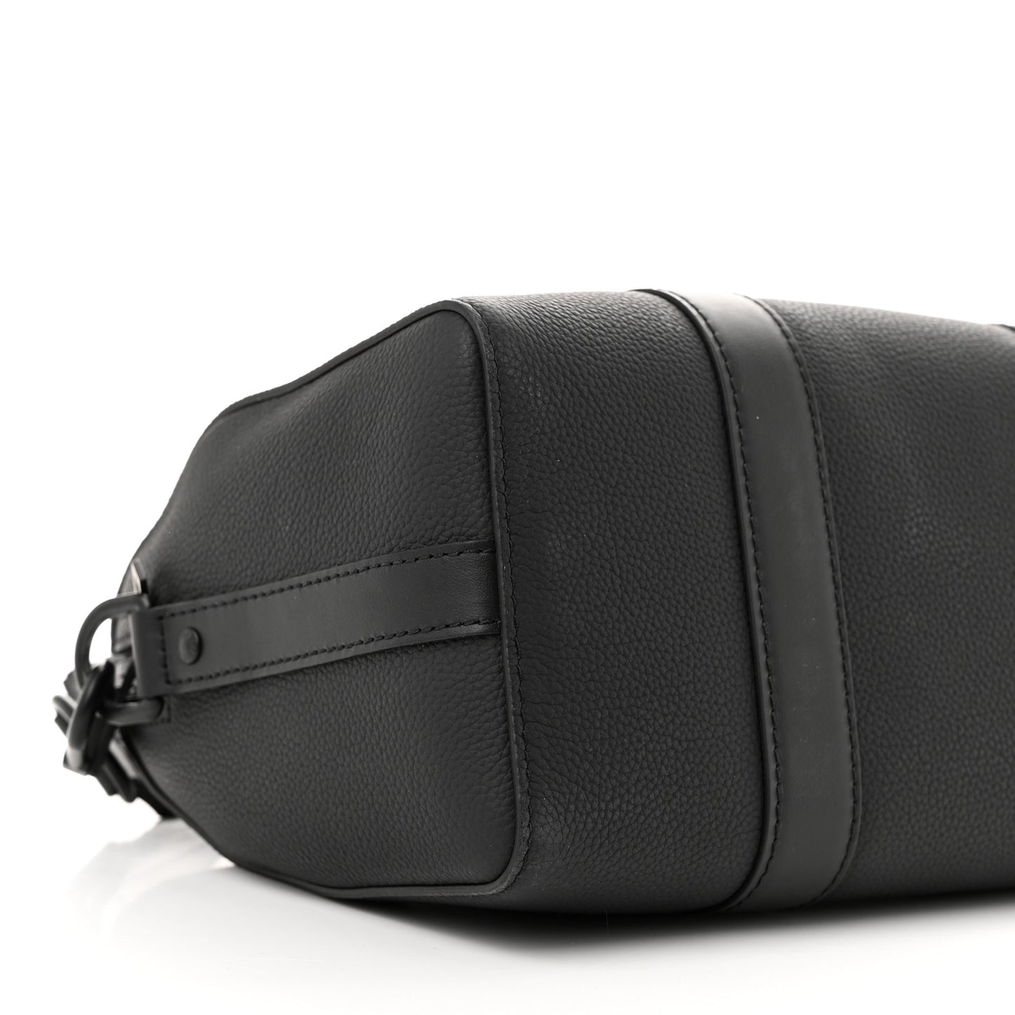 Grained Calfskin Aerogram City Keepall Black