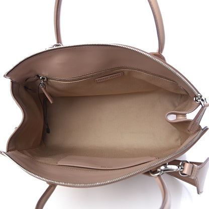 Miu Miu Madras Soft Calfskin Top Handle Satchel Cammeo 5 of 9