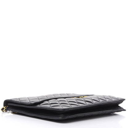 Chanel Lambskin Quilted Portfolio Flap Black 4 of 12
