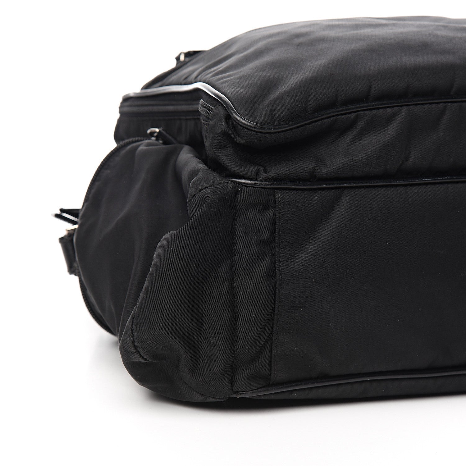 Prada Tessuto Nylon Vela Diaper Bag Black 10 of 14