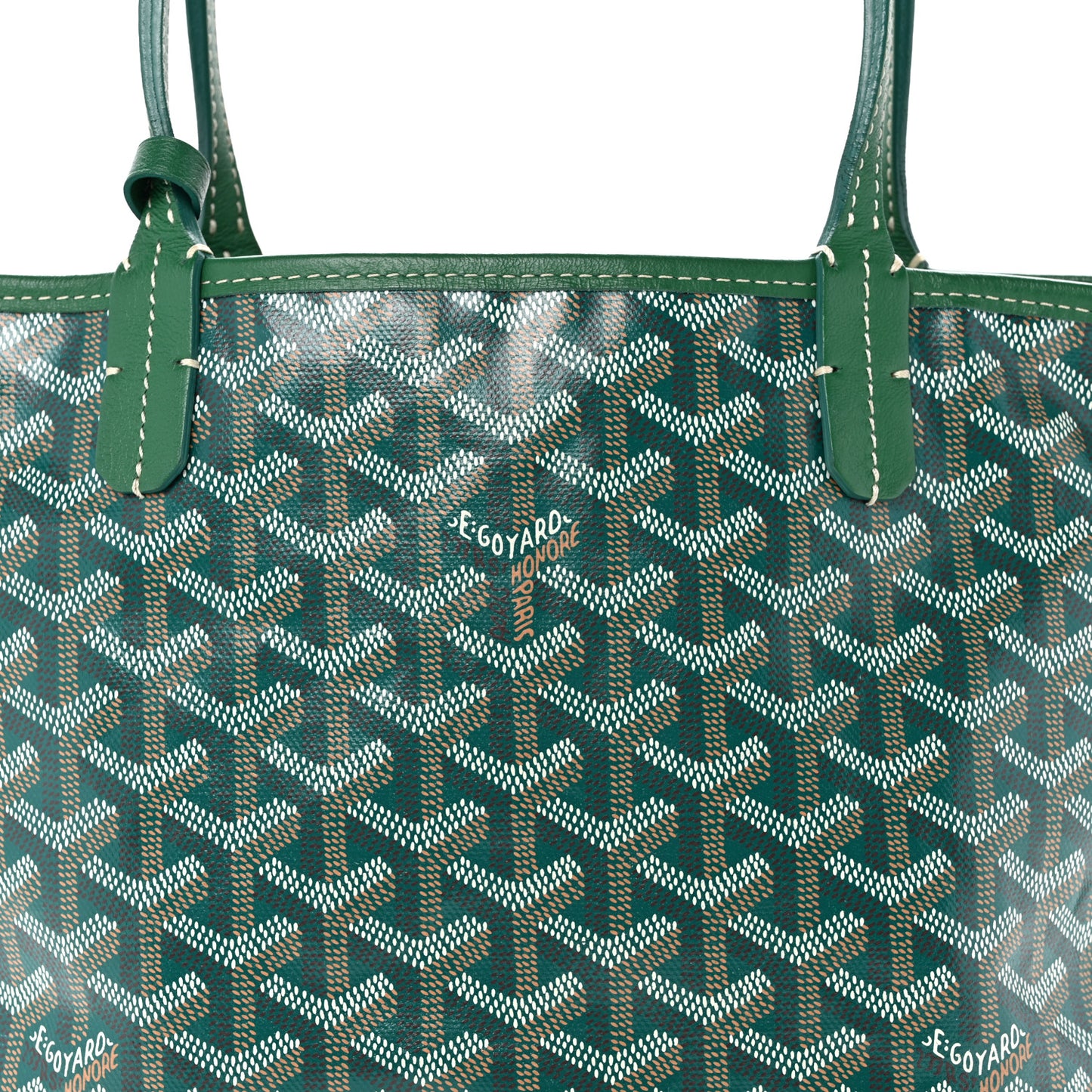 Goyardine Reversible Mini Anjou Green