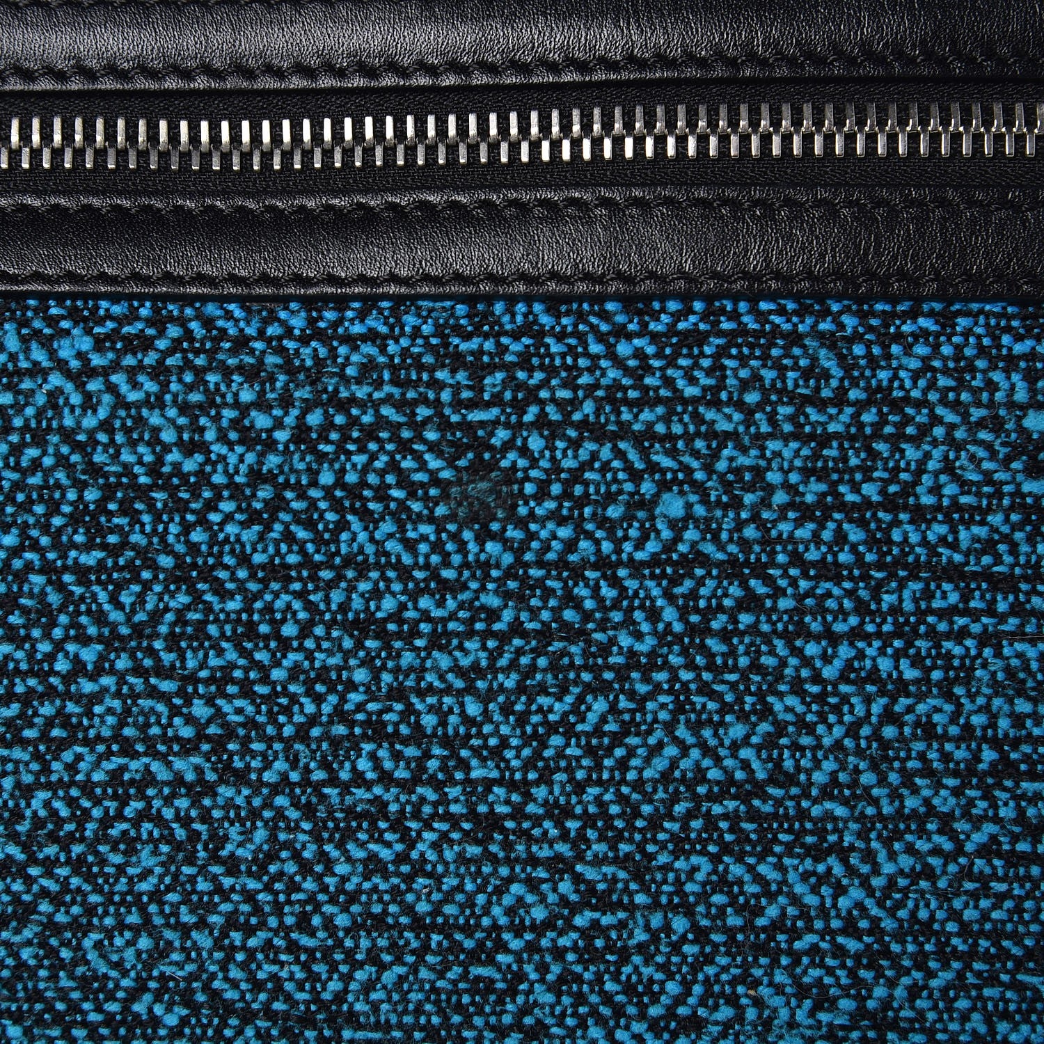 Proenza Schouler Tweed Calfskin Medium PS1 Satchel Emerald Cerulean Ocean 10 of 10