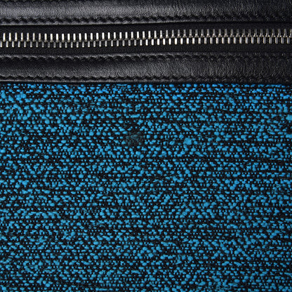 Proenza Schouler Tweed Calfskin Medium PS1 Satchel Emerald Cerulean Ocean 10 of 10