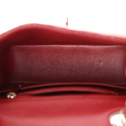 Chanel Caviar Quilted Mini Square Flap Red 5 of 12