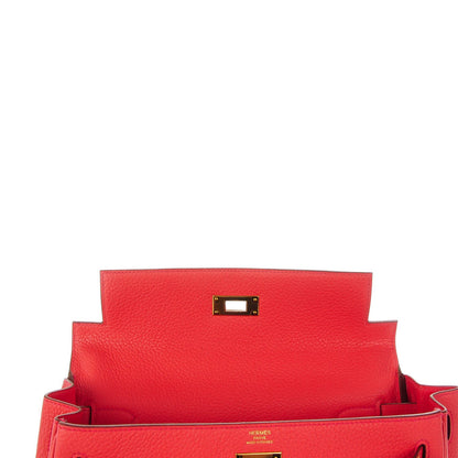 Hermes Taurillon Clemence Kelly Retourne 28 Bougainvillea 22 of 26
