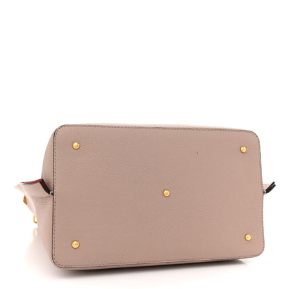 Valentino Garavani Grainy Calfskin VLogo Escape Hobo Bag Poudre 5 of 11