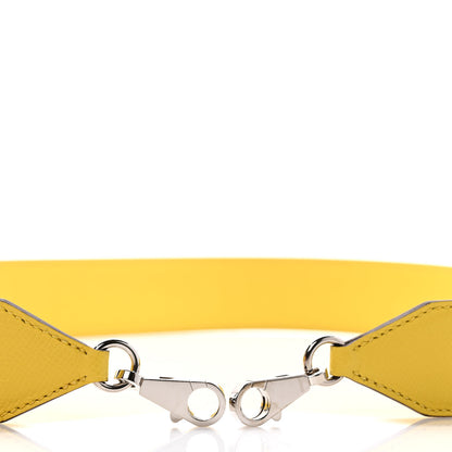 Hermes Epsom 40mm Hexagone Tressage Shoulder Strap Rouge H Jaune de Naples Gold 5 of 6