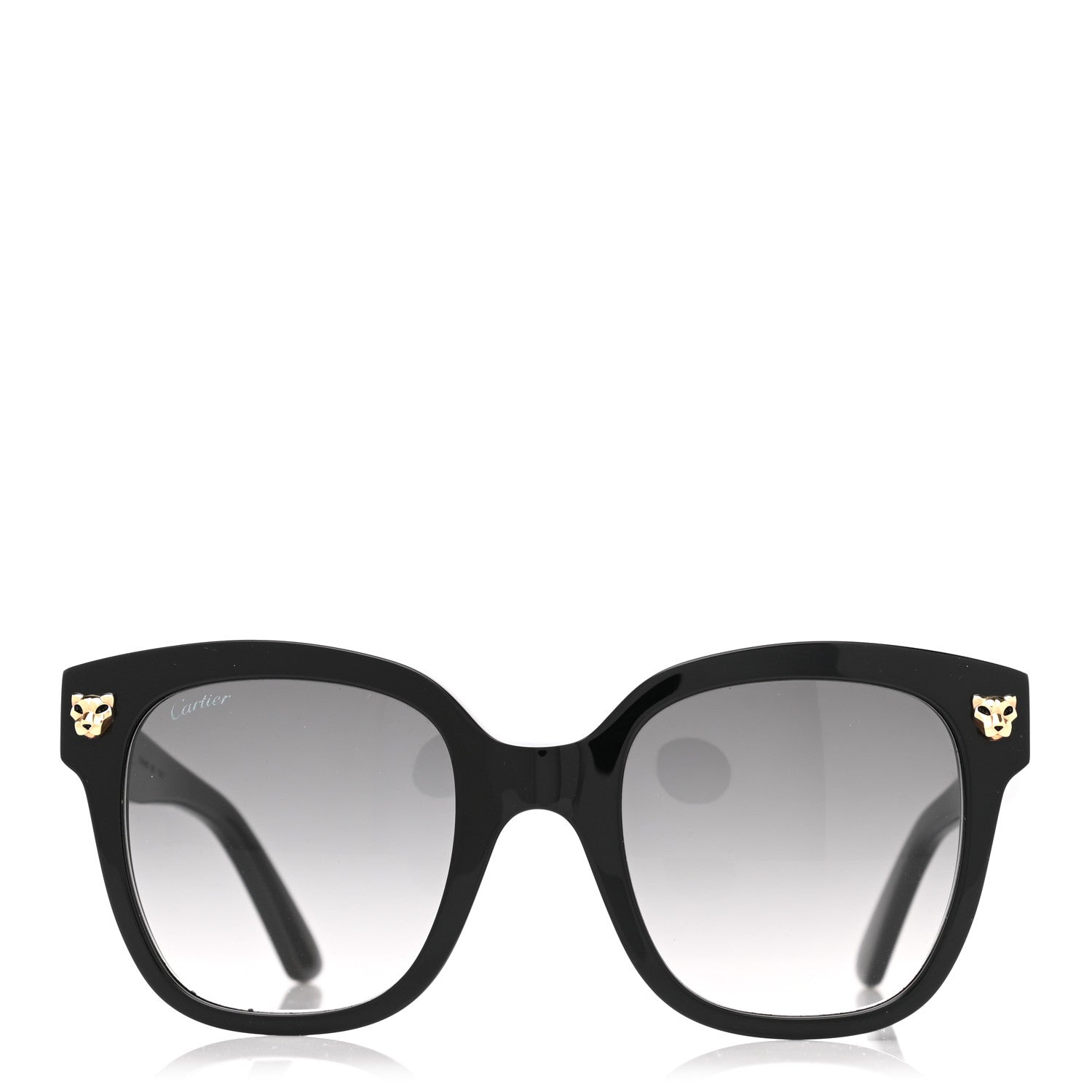 Cartier Panthere De Cartier Sunglasses Black 2 of 8
