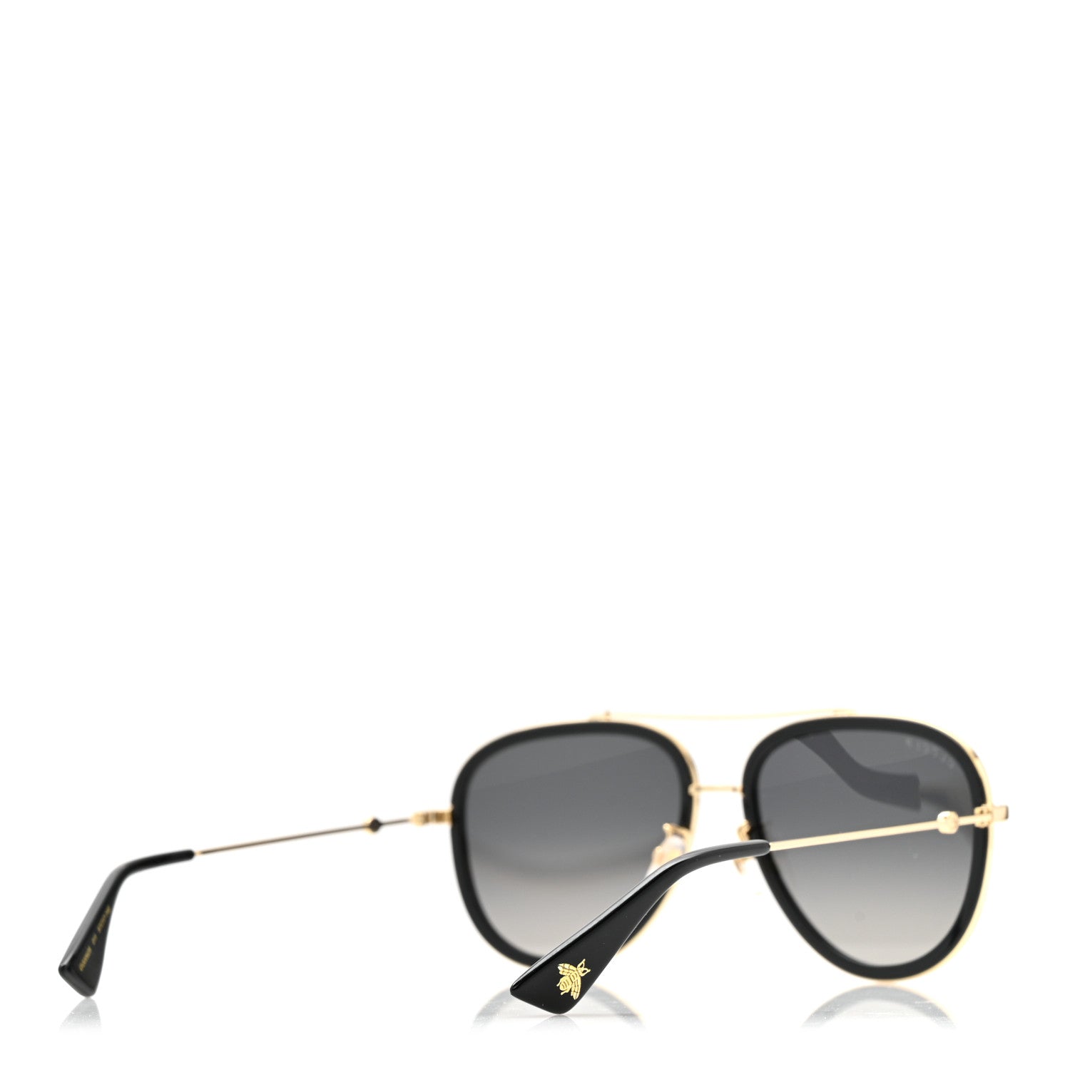 Gucci Metal Aviator Sunglasses GG0062S Black 4 of 8