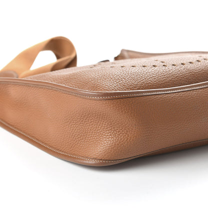 Hermes Taurillon Clemence Evelyne GM Gold 6 of 10