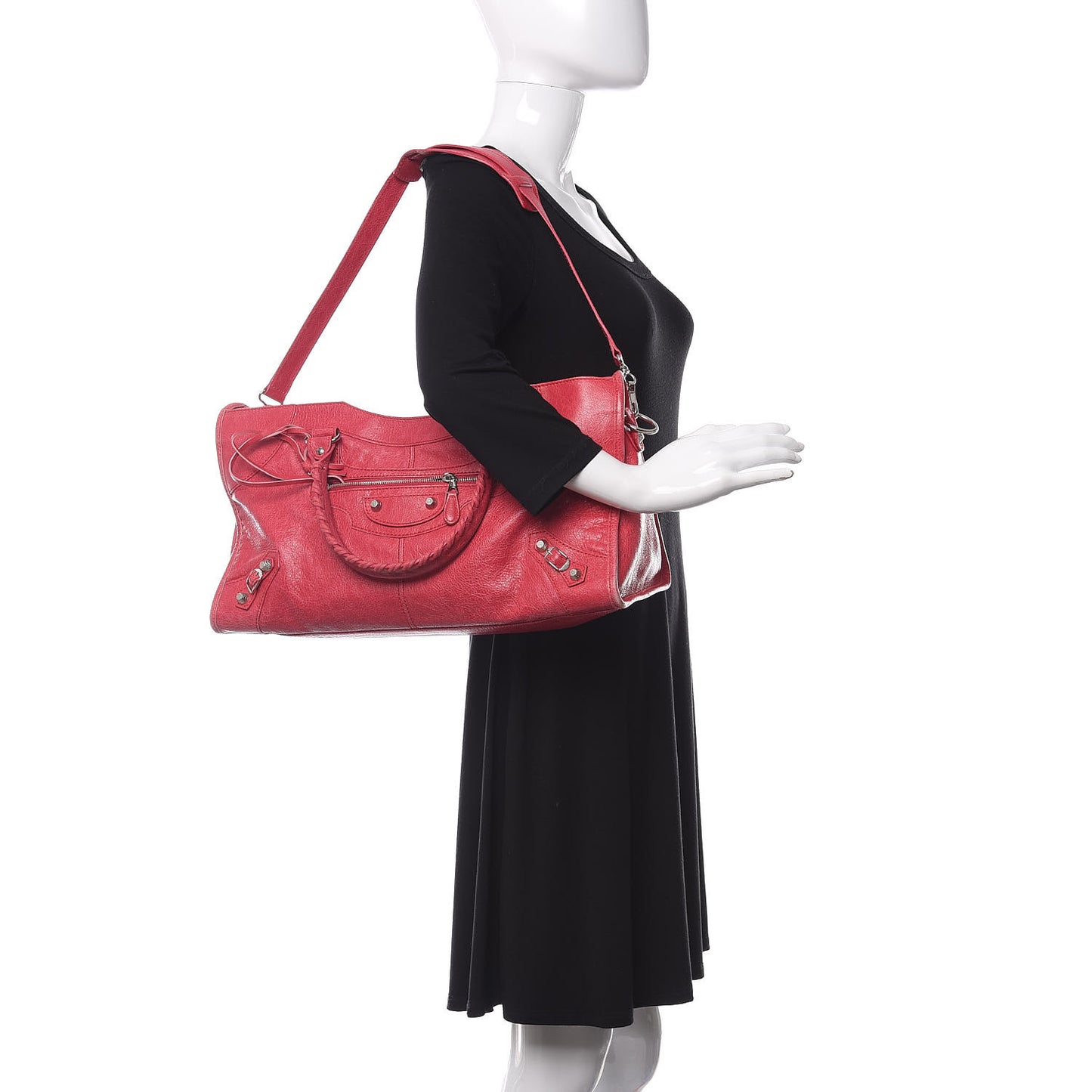 Agneau Giant 12 Silver Hardware Part Time Rose Thulian