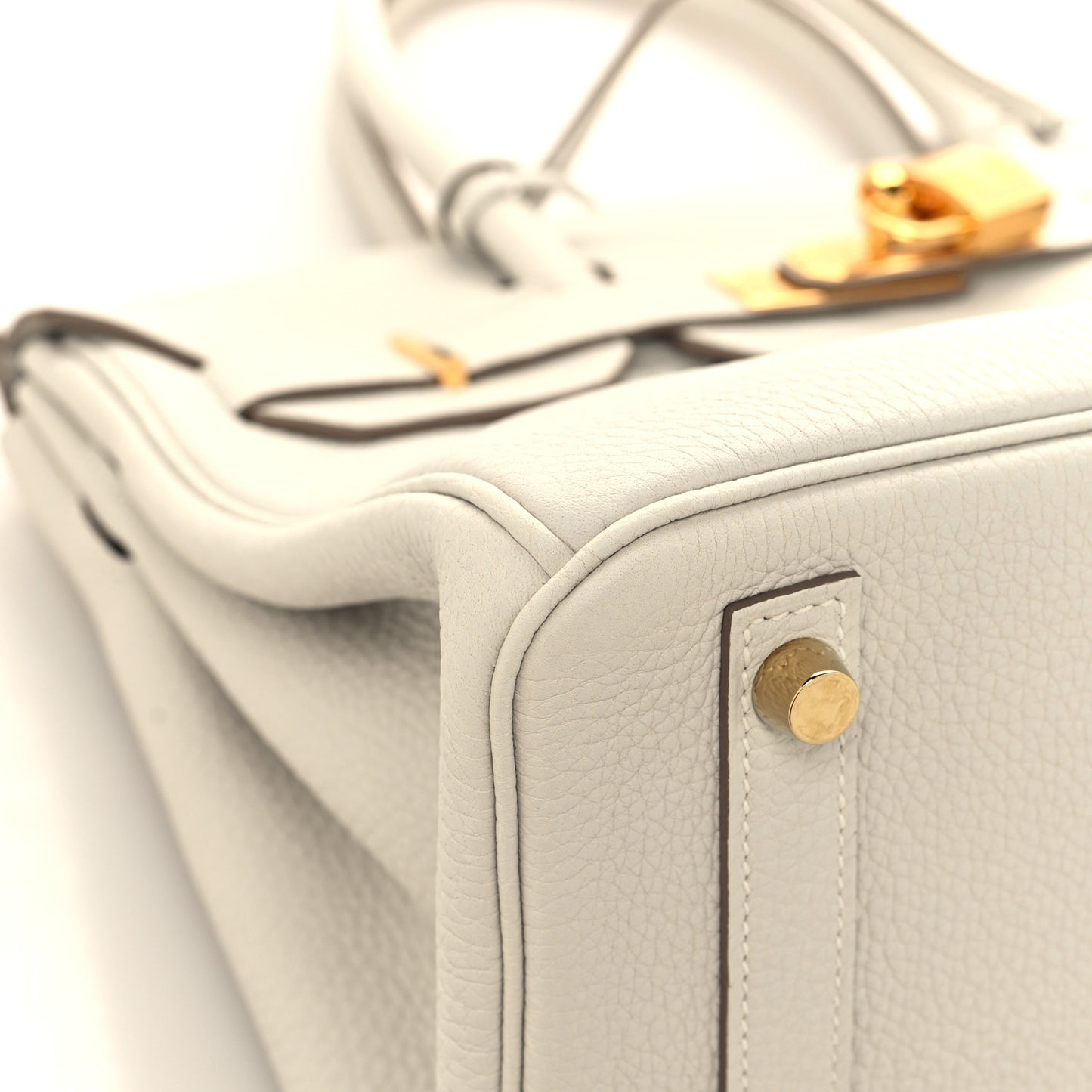 Togo Birkin 30 Gris Pale