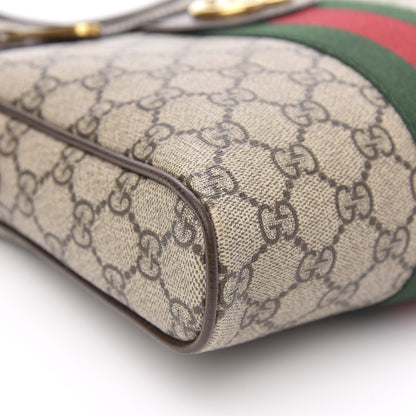 Gucci GG Supreme Monogram Web Small Ophidia Messenger Bag Brown 8 of 11