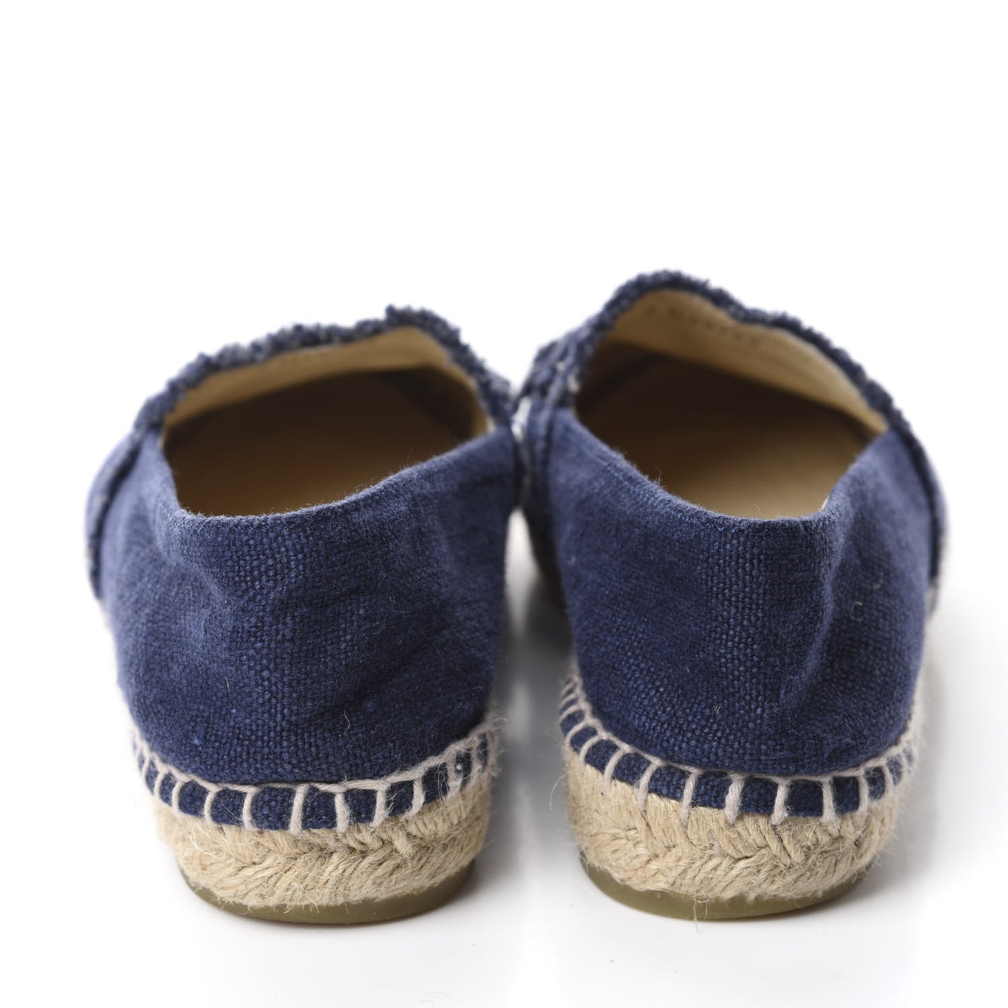 Denim Toile CC Espadrilles 38 Navy Black