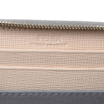 Fendi Vitello Elite Monster Eyes Studded Mini Zip Around Wallet Ghiaccio Black Multicolor 6 of 8