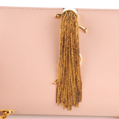 Saint Laurent Calfskin Small Classic Monogram Kate Tassel Satchel Pale Blush 11 of 11