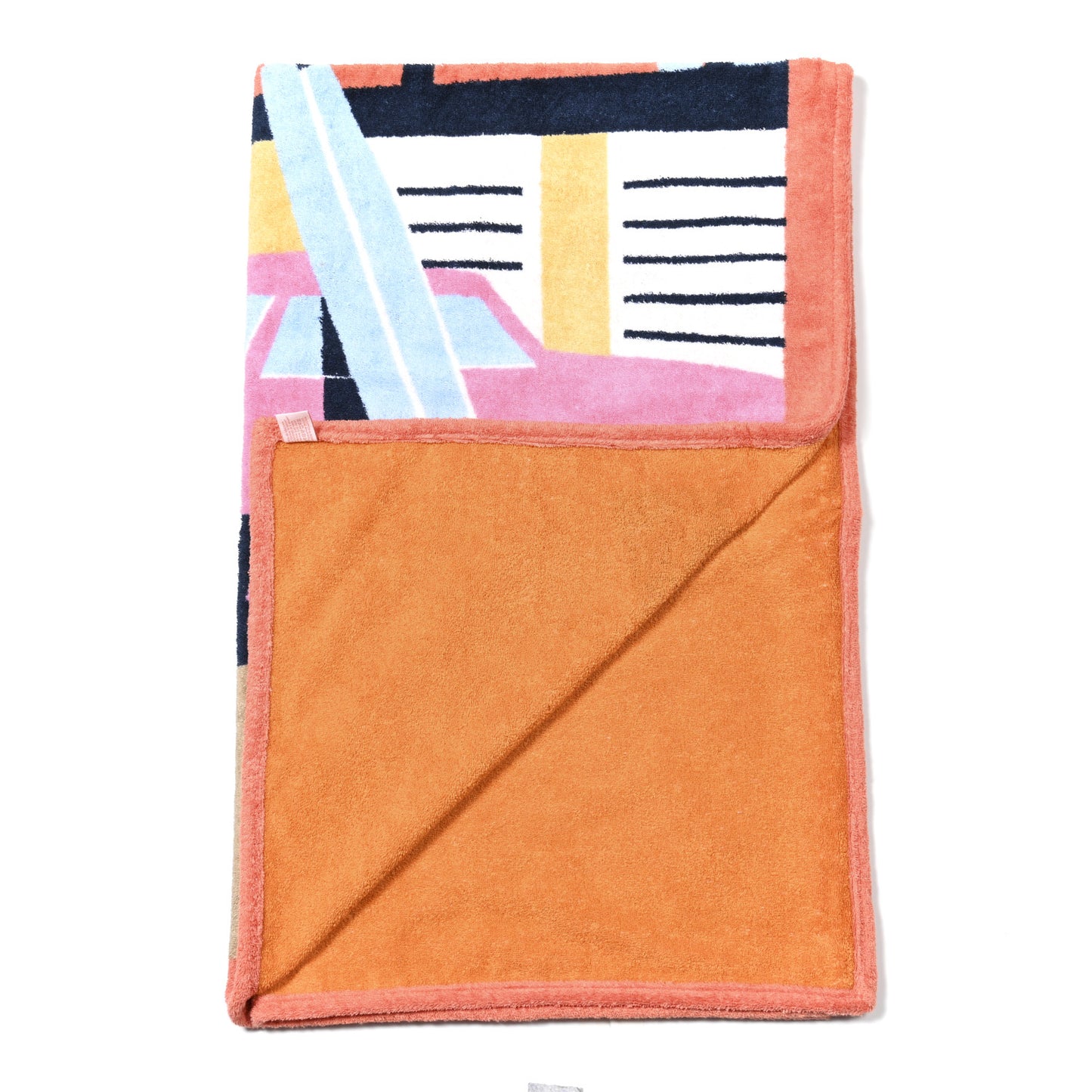 Cotton Terry Apres La Vague Beach Towel