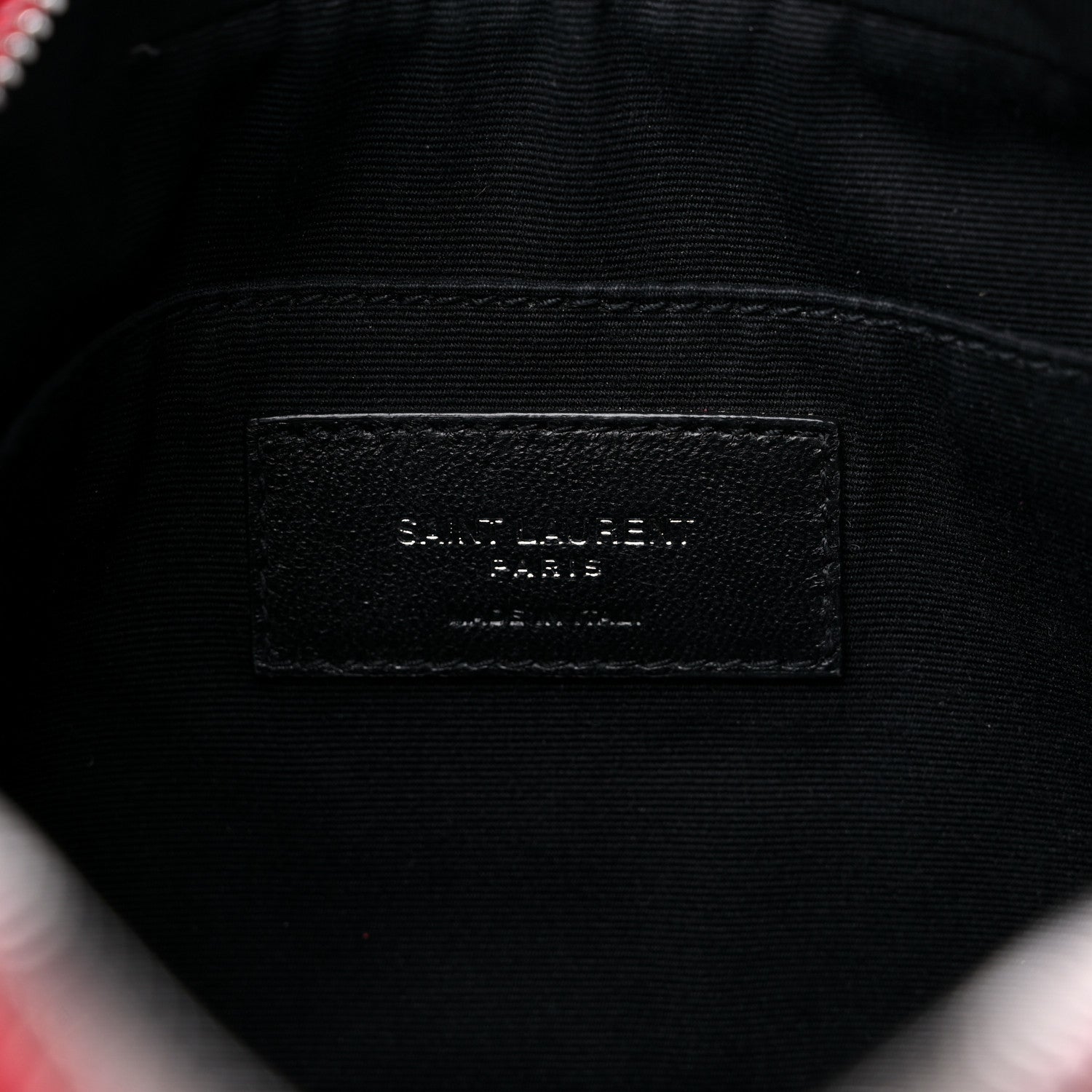 Saint Laurent Lambskin Monogram Lou Camera Bag Eros Red 6 of 9