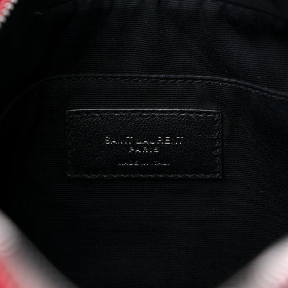 Saint Laurent Lambskin Monogram Lou Camera Bag Eros Red 6 of 9