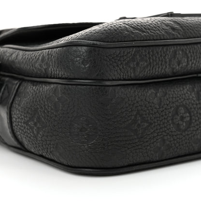 Louis Vuitton Taurillon Monogram S Lock Messenger Black 8 of 13