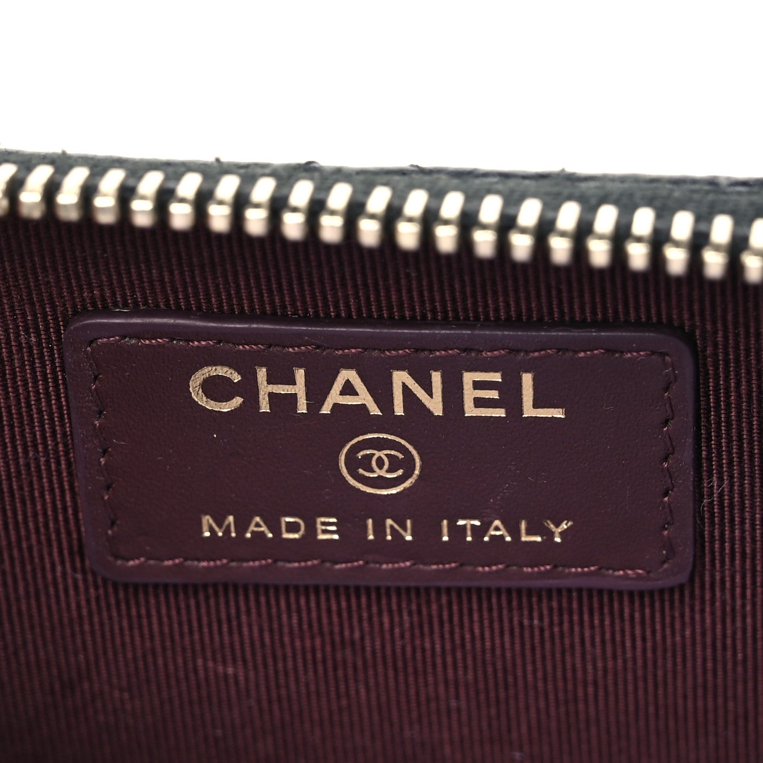 Chanel Caviar Quilted Zip Coin Purse Black 6 of 8