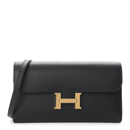 Hermes Epsom Constance Wallet To Go Black 1 of 10