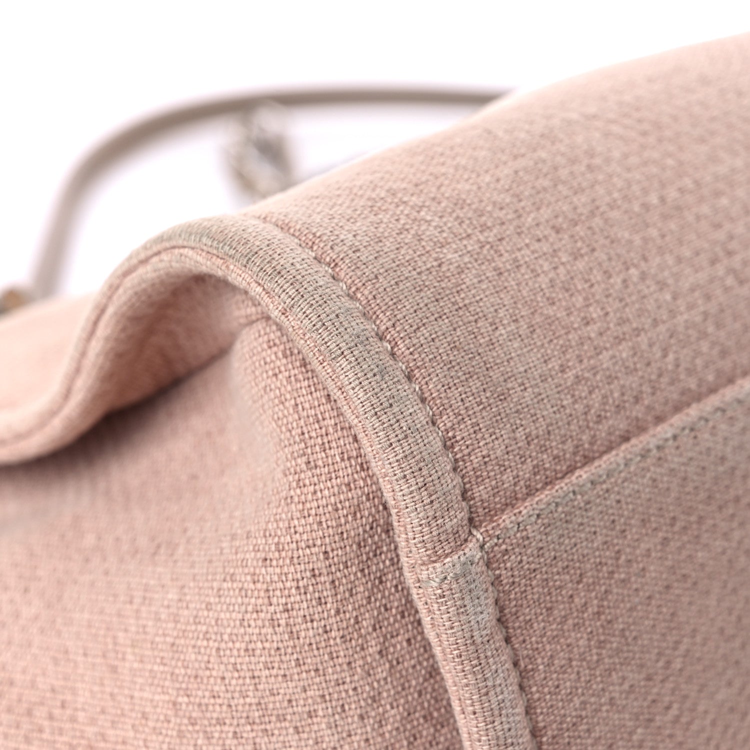 Chanel Canvas Small Deauville Tote Beige 9 of 16