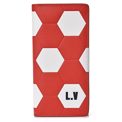 Louis Vuitton Epi World Cup Brazza Wallet Red 1 of 9
