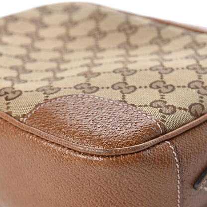 Gucci Monogram Mini Bree Messenger Bag Beige Tabacco 9 of 16