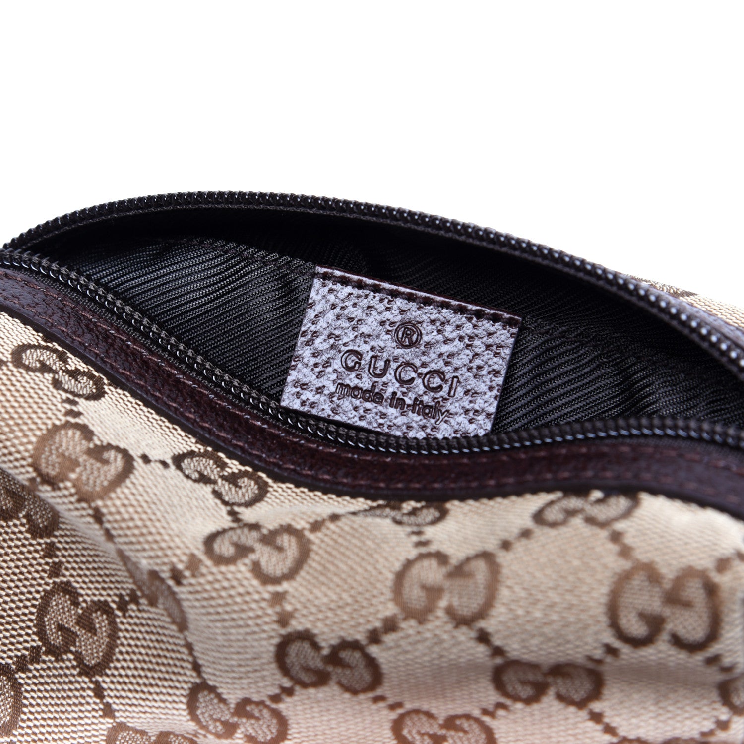Gucci Monogram Small Cosmetic Case Dark Brown 8 of 11