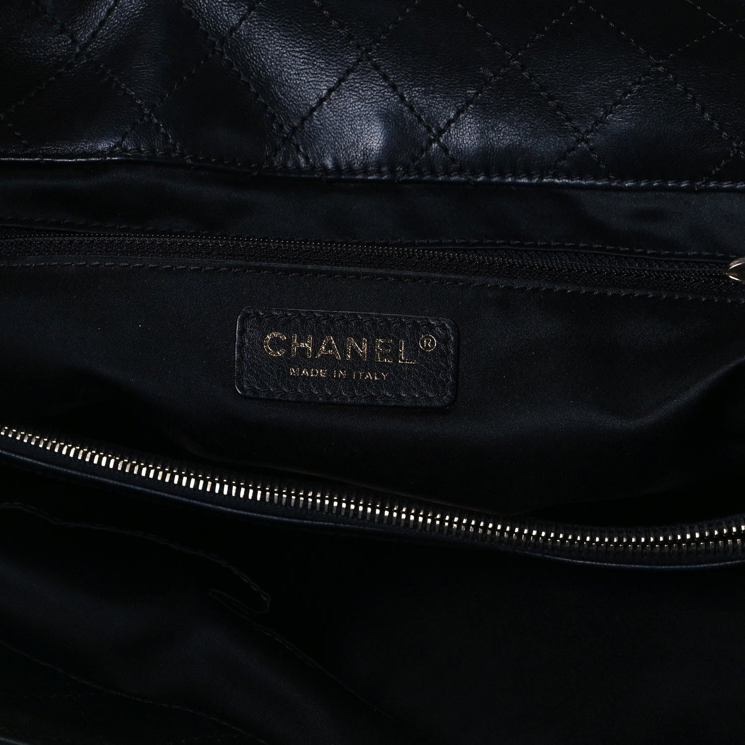 Chanel Lambskin Quilted Large Tote Black 5 of 8