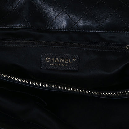 Chanel Lambskin Quilted Large Tote Black 5 of 8